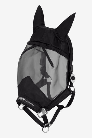 Fliegenhaube + Halfter Schwarz