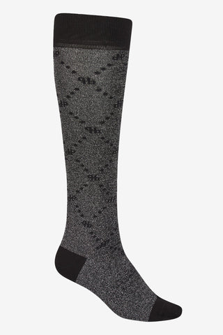 Chaussettes d'équitation Lurex Selection Noir