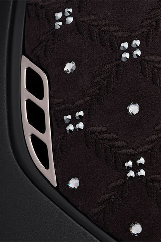 2.0 Shadowmatt Royal Flower Swarovski Matt Svart