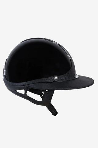 Kask jeździecki Premium Eclipse Połysk Czarny