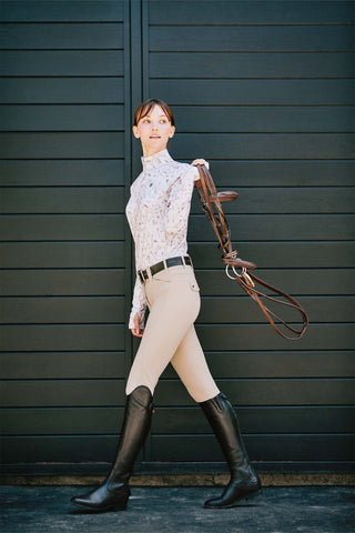 Tri Factor Reithose mit Kniebesatz