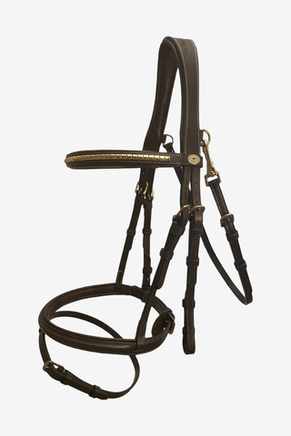 Dyón Träns Med Kombinerad Nosgrimma Mässing Working