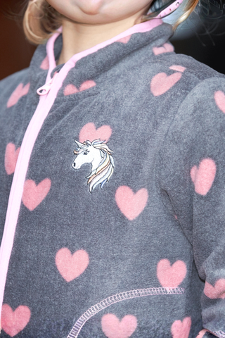 Equipage Hannah Heart Fleecetröja