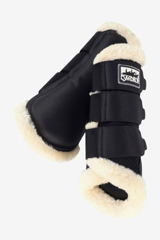 Ochraniacze z siateczki z imitacją futra