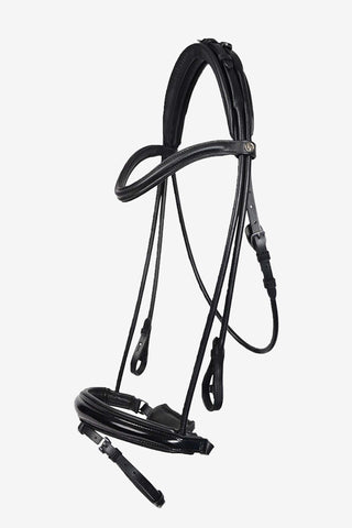 Dressuurhoofdstel, rondgenaaid