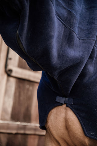 Dicker Fleece-Halsschutz Schwarz