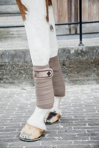 Bandages Polar Fleece Velvet Pearls Beige