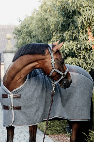 Gruby Koc Polarowy Brązowy