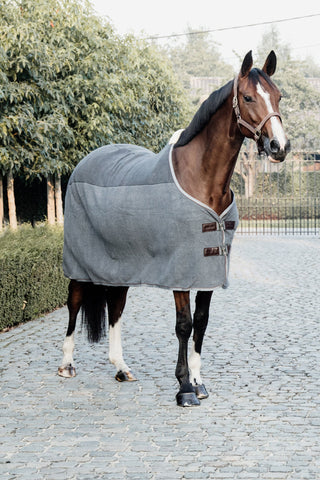 Gruby Koc Polarowy Brązowy