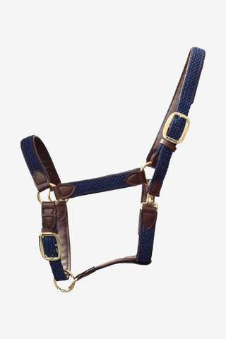 Kentucky Horsewear Flätad Nylon Lädergrimma