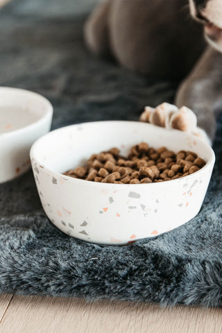 Bamboo Terazzo Hundskål