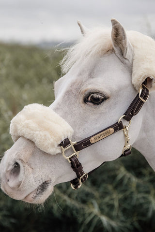 Lædergrime Lammeskind Brun