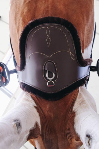 Bauchplatte Lammfell Braun