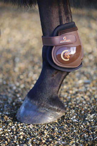 Moonboots Hinterbein Gamaschen Braun