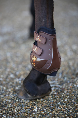 Moonboots Max Hinterbein Gamaschen Braun