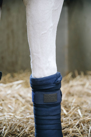 Repellant Stable Bandages Navy