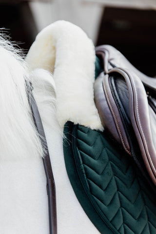 Skin Friendly sadelunderlag grøn