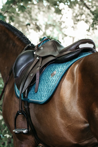 Schabracke Samt Pony Old Rose