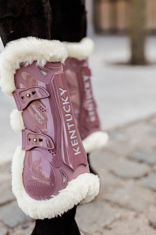 Bamboo Tendon Boots Sheepskin Emerald