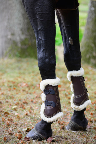 Sheepskin Leather Tendon Boots