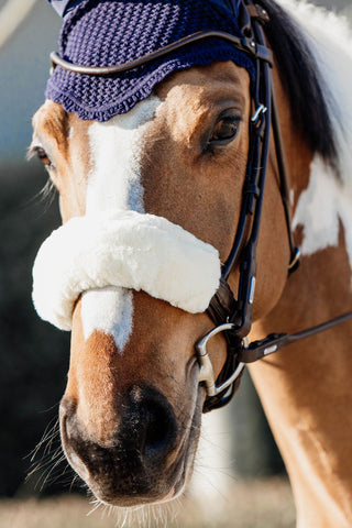 Nasenschoner Lammfell Braun