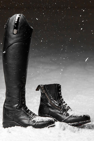 Winter Shoes Veganza SideZip Black