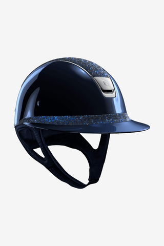 Samshield Glossy Miss Shield Crystal Fabric Silver Trim