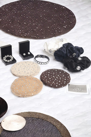 SD Design Satin Pearl Scrunchie