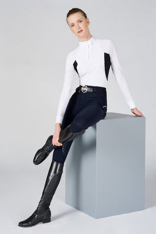 Reithose Molveno Kniebesatz Navy